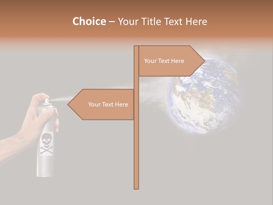 Preserve Damage Negative PowerPoint Template