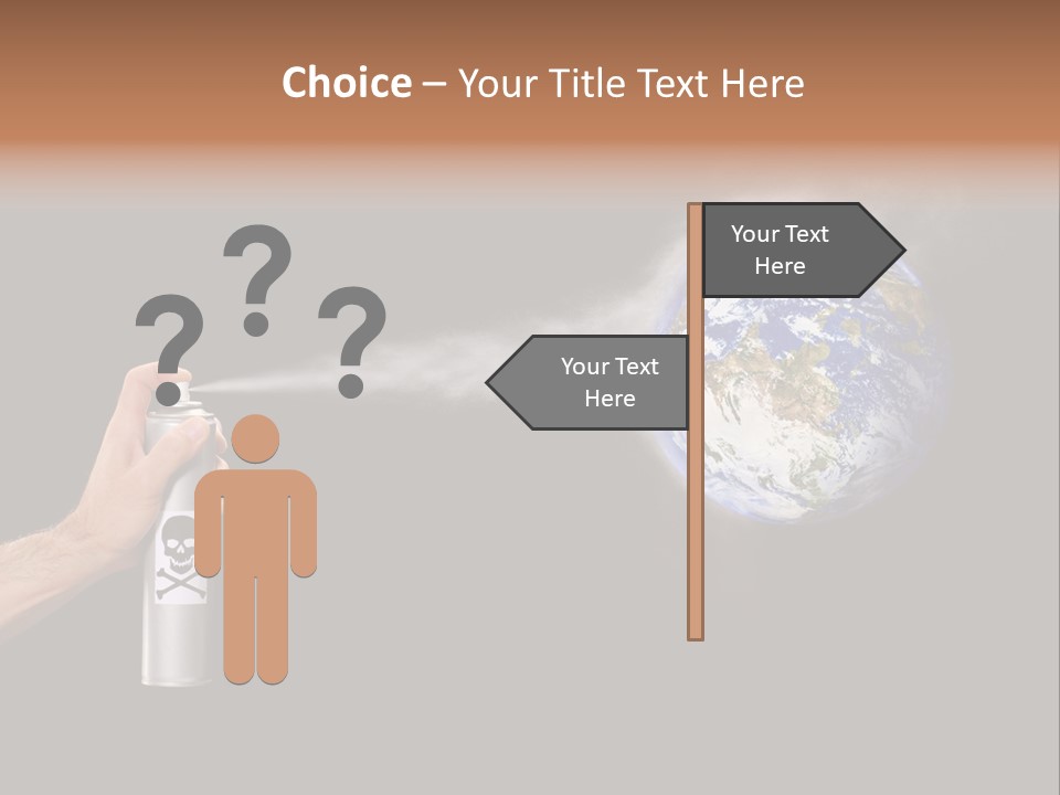 Preserve Damage Negative PowerPoint Template