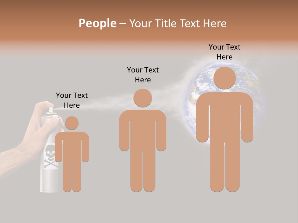 Preserve Damage Negative PowerPoint Template