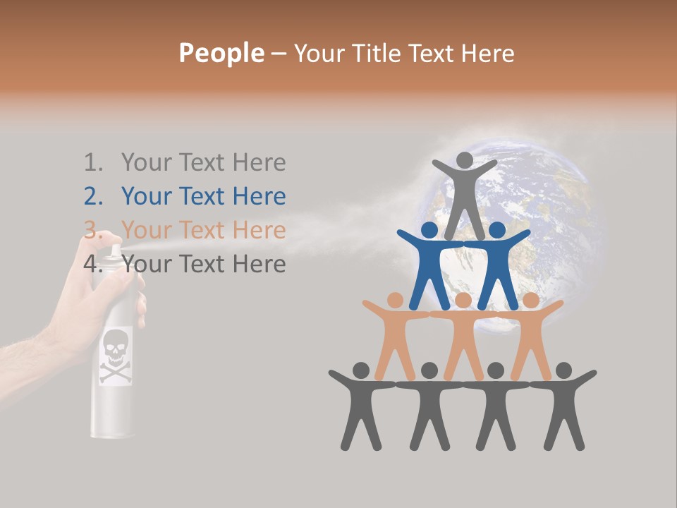 Preserve Damage Negative PowerPoint Template