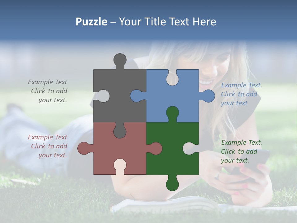 Read Alone Cheerful PowerPoint Template