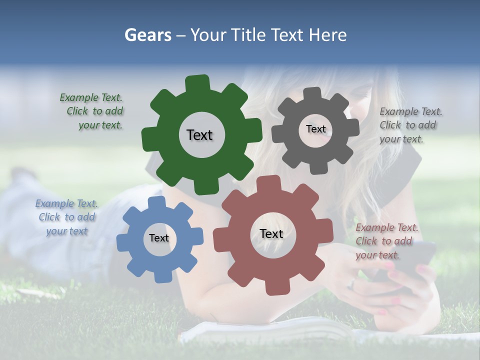 Read Alone Cheerful PowerPoint Template