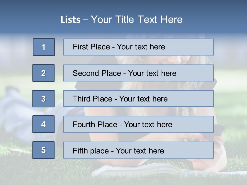 Read Alone Cheerful PowerPoint Template