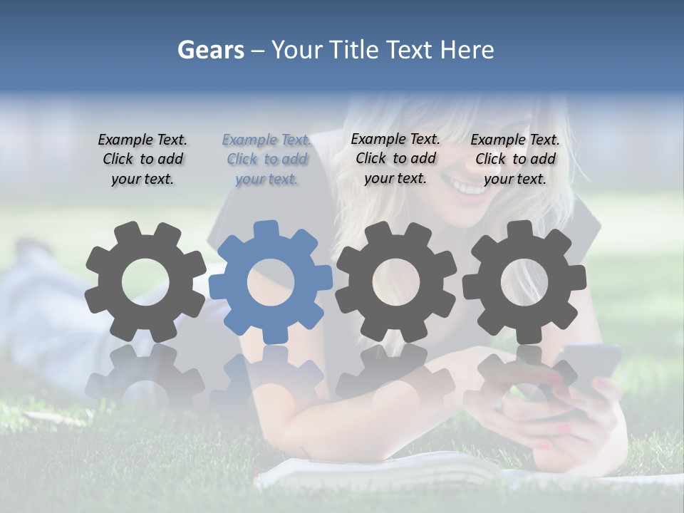 Read Alone Cheerful PowerPoint Template