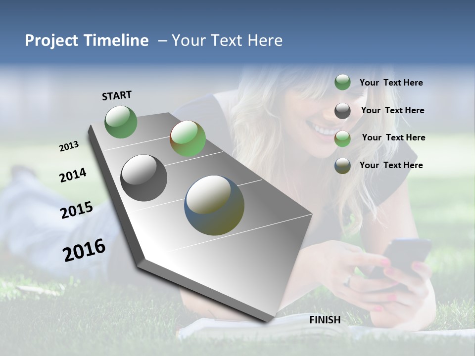 Read Alone Cheerful PowerPoint Template