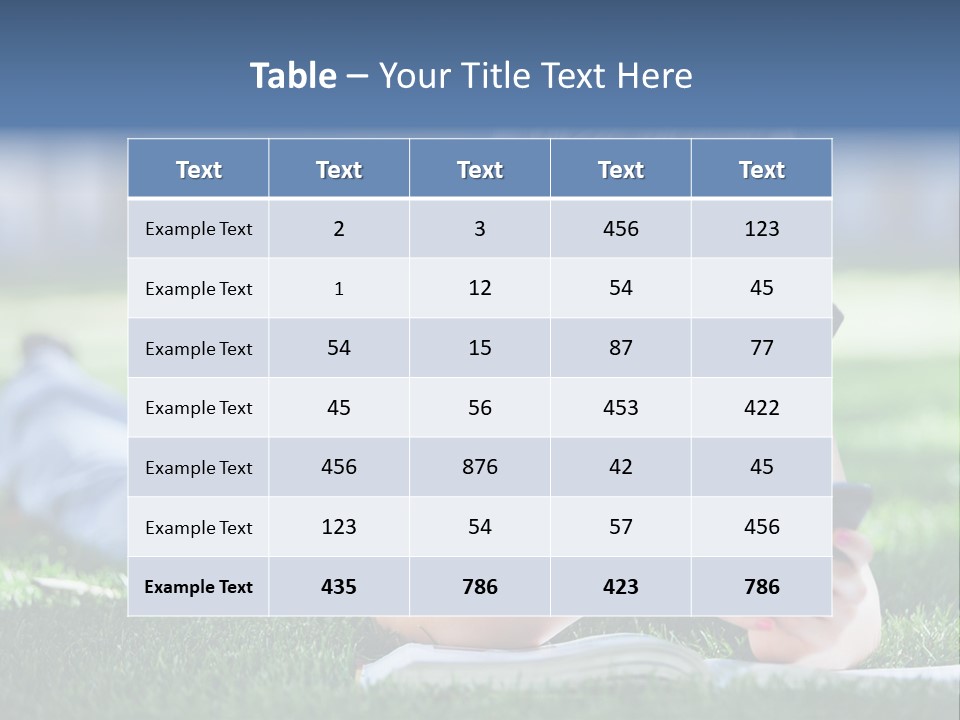 Read Alone Cheerful PowerPoint Template