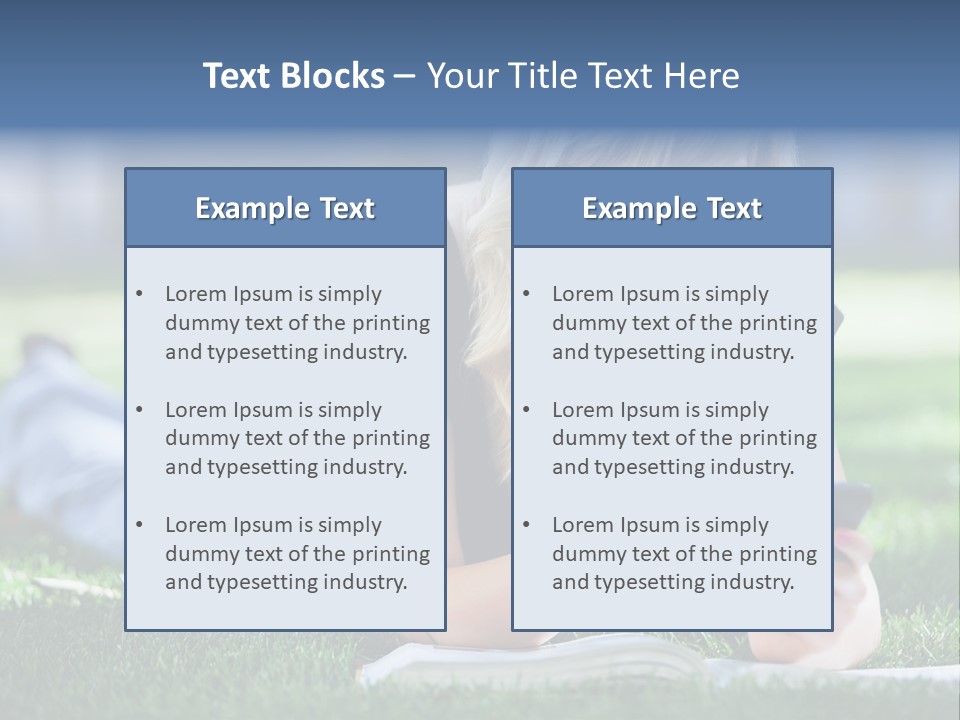 Read Alone Cheerful PowerPoint Template