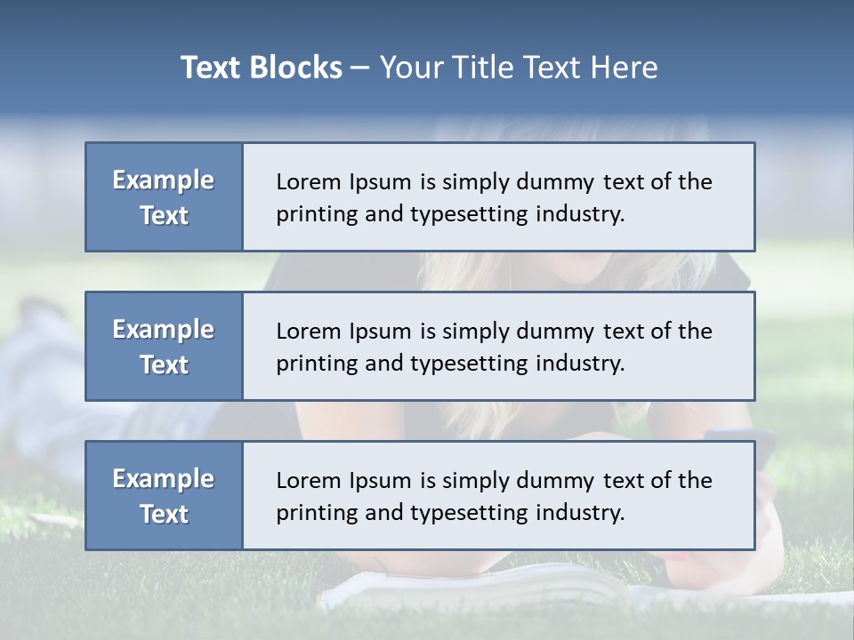 Read Alone Cheerful PowerPoint Template