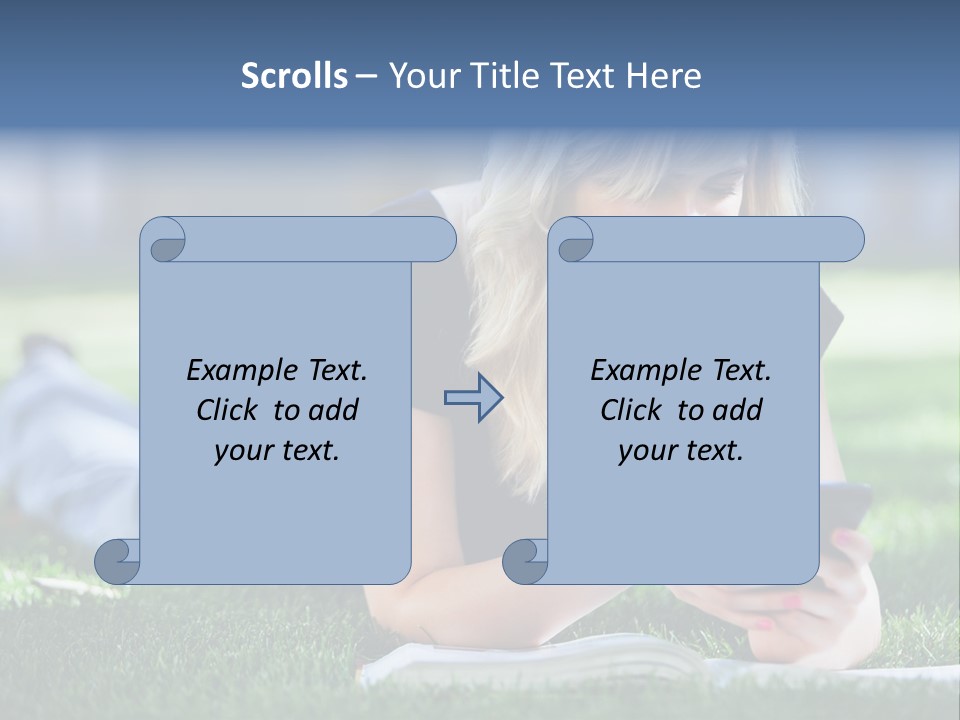 Read Alone Cheerful PowerPoint Template