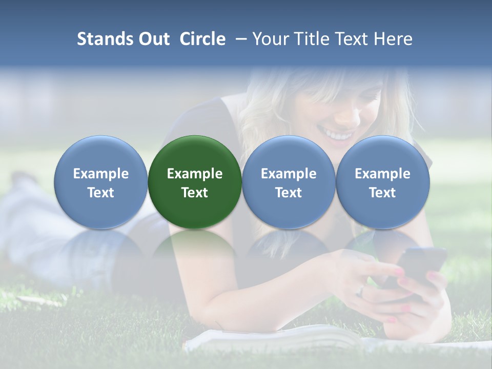 Read Alone Cheerful PowerPoint Template