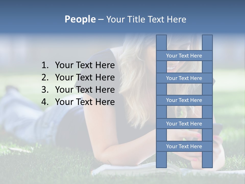 Read Alone Cheerful PowerPoint Template