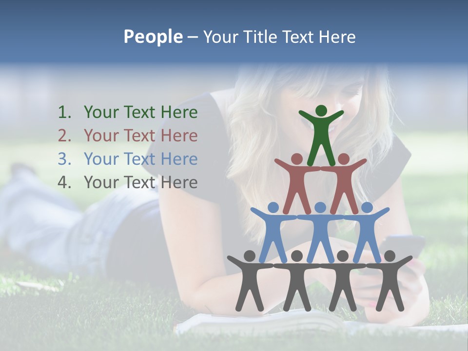 Read Alone Cheerful PowerPoint Template