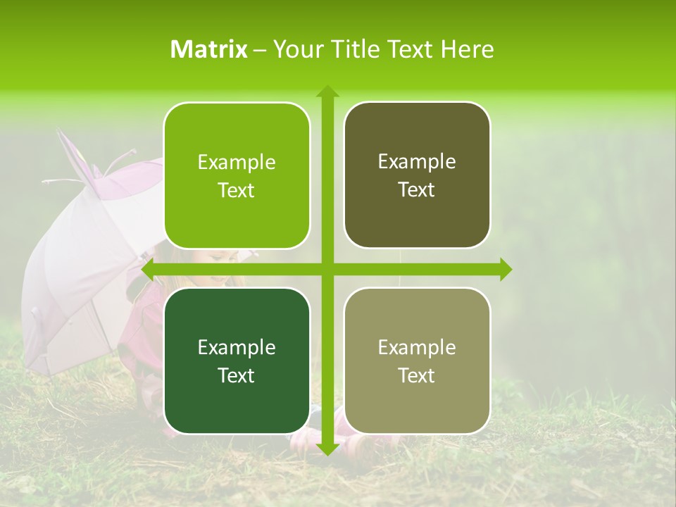 Fun Beauty Portrait PowerPoint Template