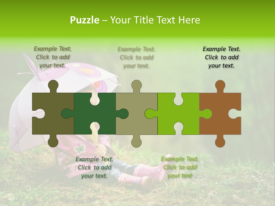 Fun Beauty Portrait PowerPoint Template