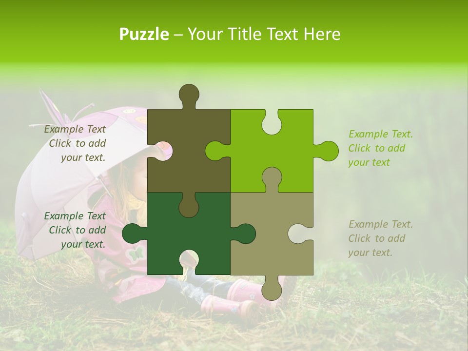 Fun Beauty Portrait PowerPoint Template