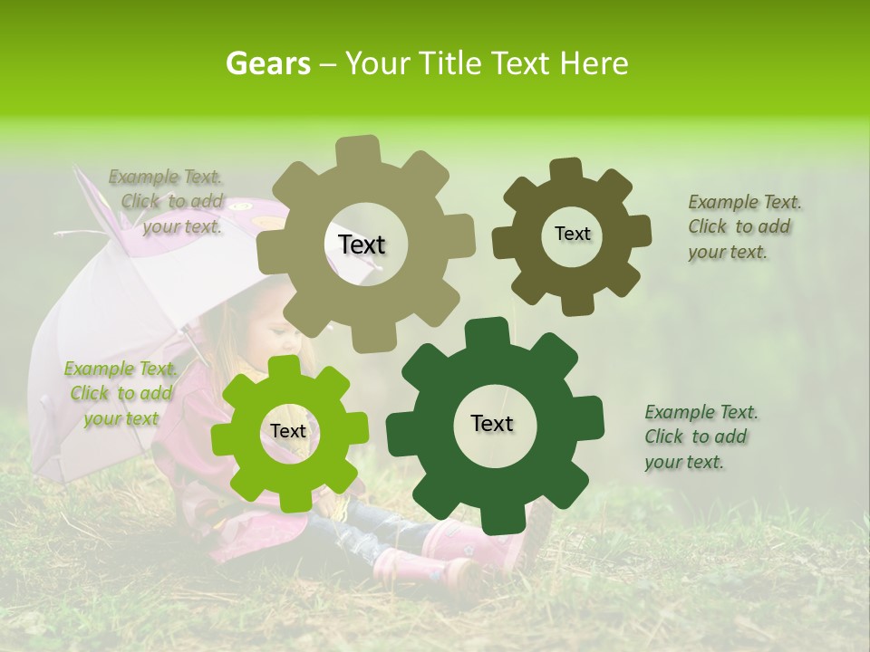 Fun Beauty Portrait PowerPoint Template