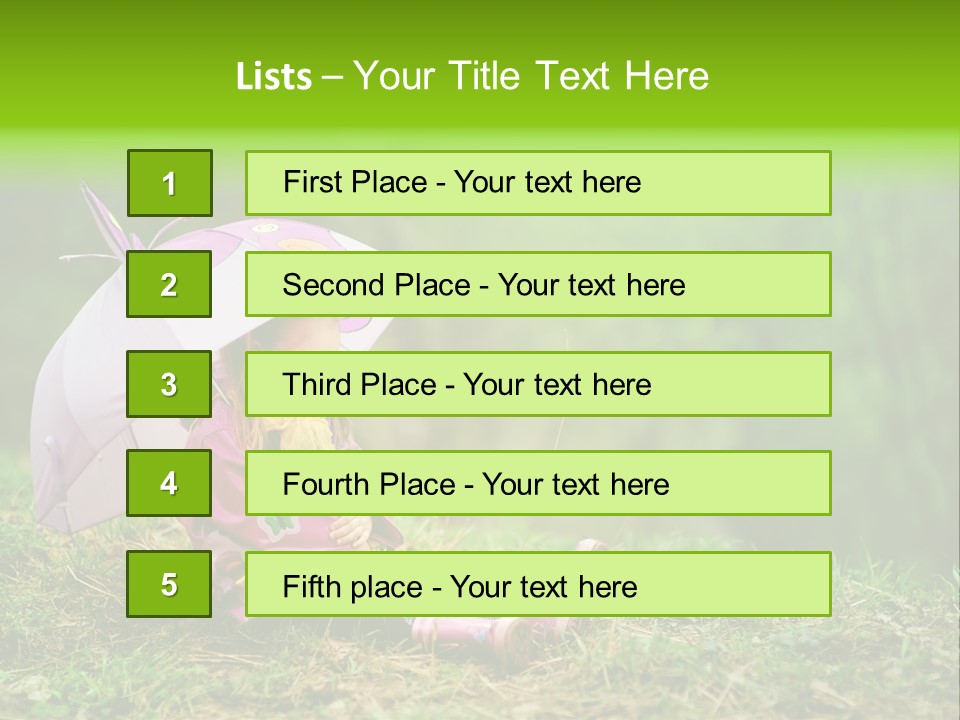 Fun Beauty Portrait PowerPoint Template