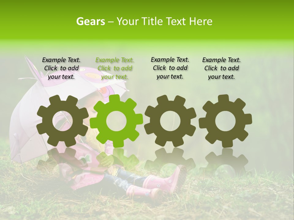 Fun Beauty Portrait PowerPoint Template