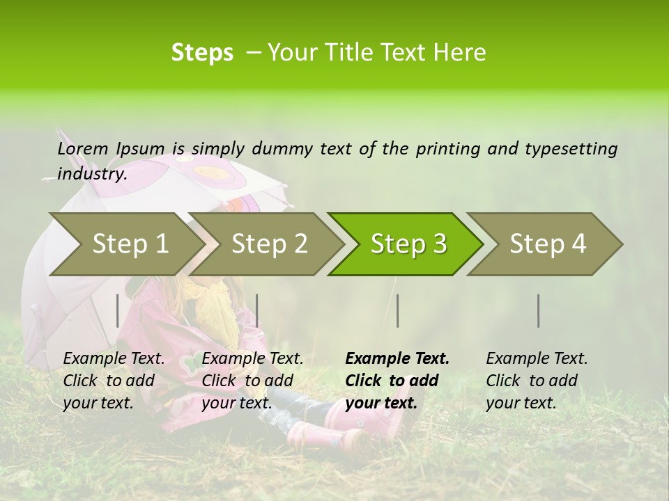 Fun Beauty Portrait PowerPoint Template