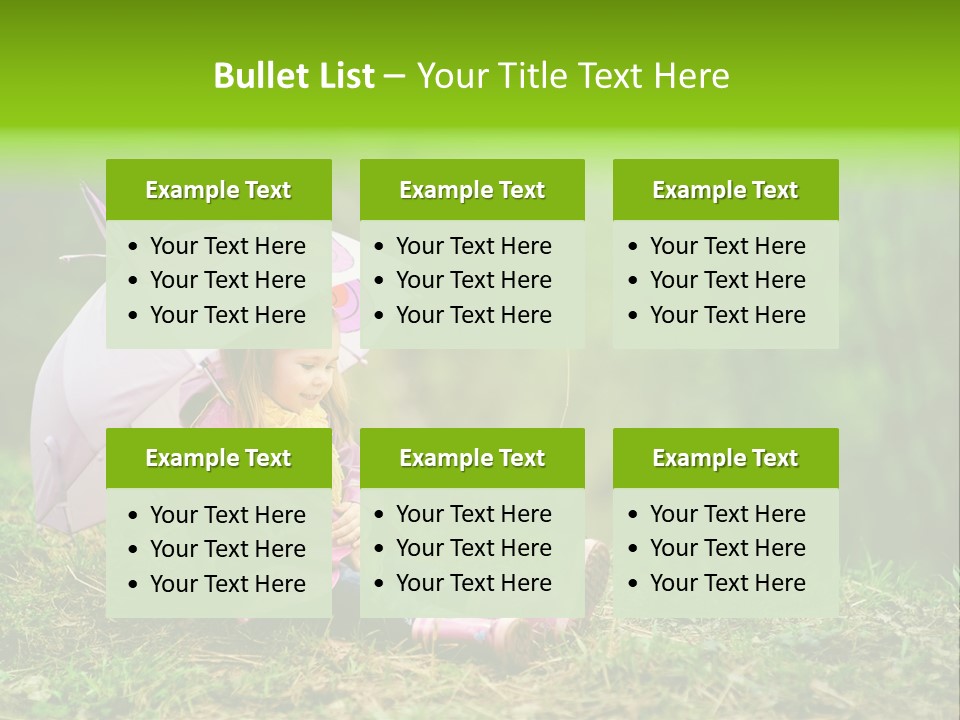 Fun Beauty Portrait PowerPoint Template