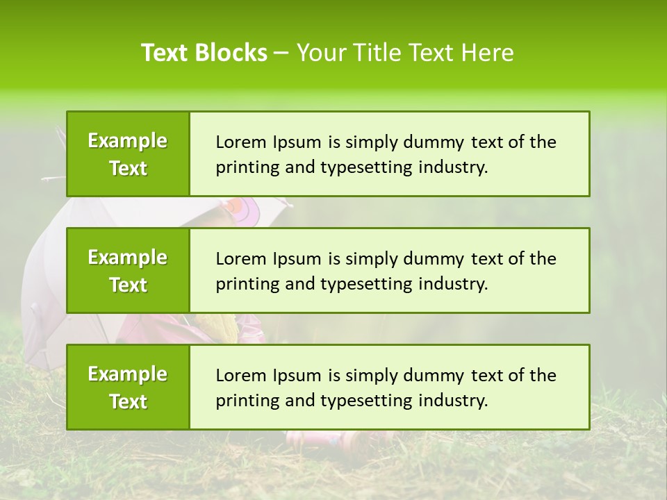 Fun Beauty Portrait PowerPoint Template