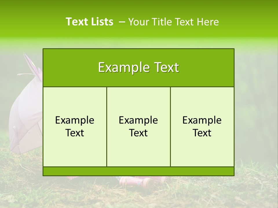 Fun Beauty Portrait PowerPoint Template