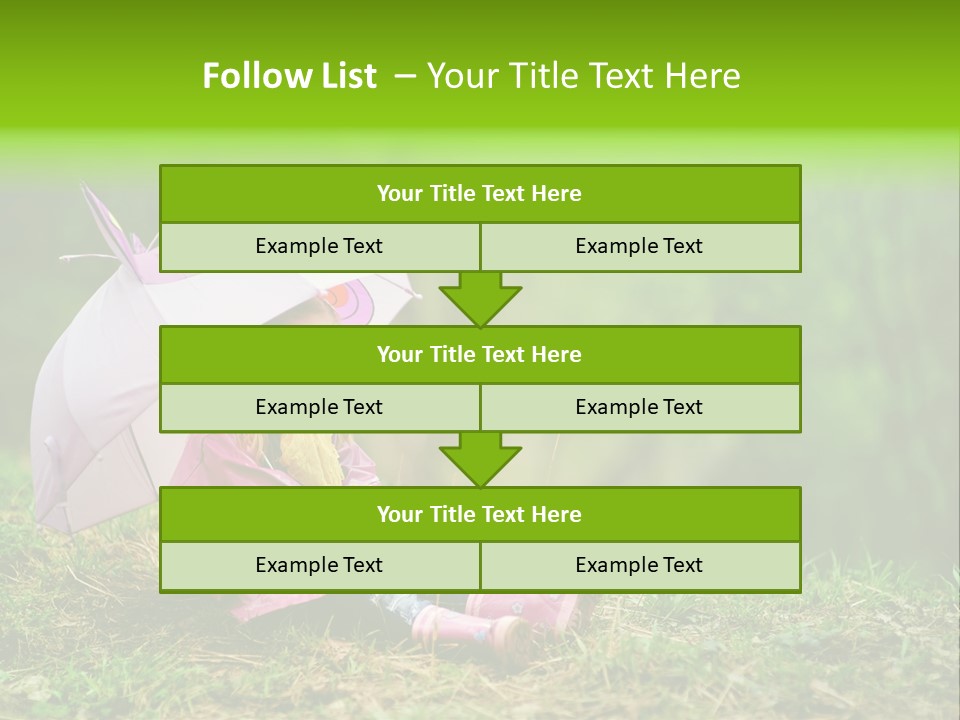 Fun Beauty Portrait PowerPoint Template