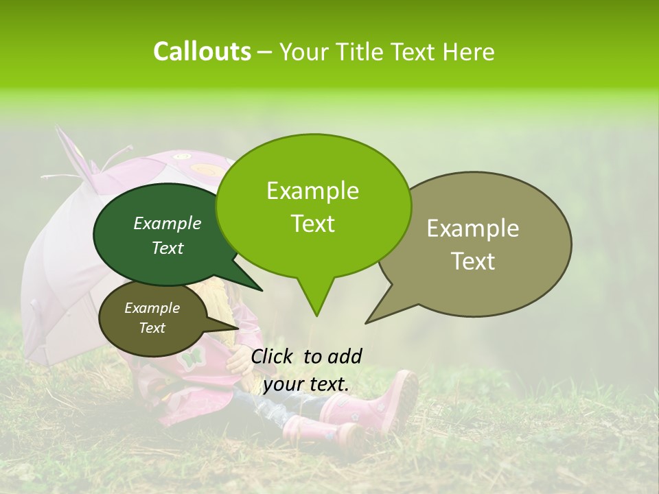 Fun Beauty Portrait PowerPoint Template