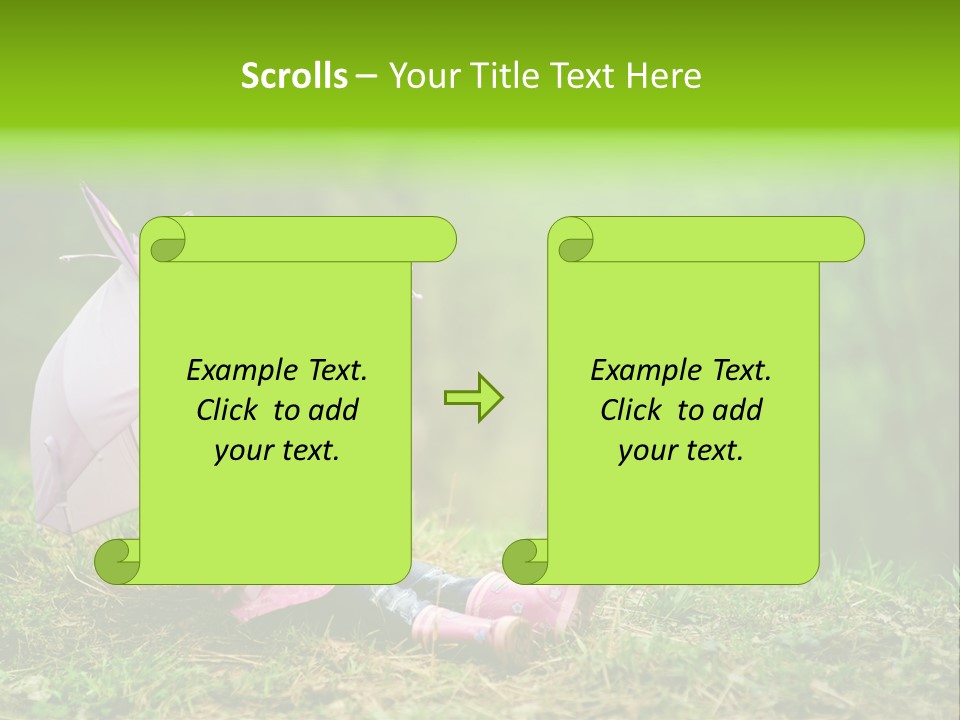 Fun Beauty Portrait PowerPoint Template
