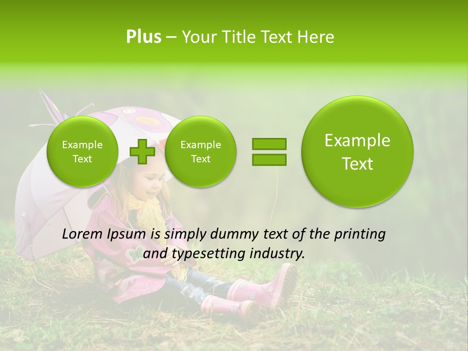 Fun Beauty Portrait PowerPoint Template