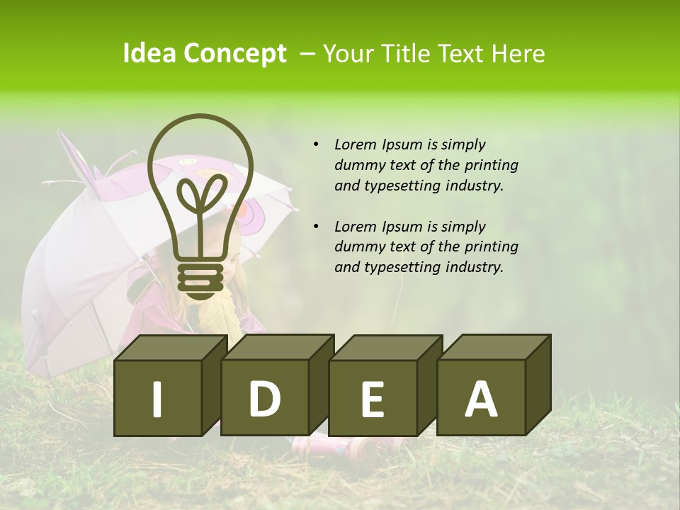 Fun Beauty Portrait PowerPoint Template