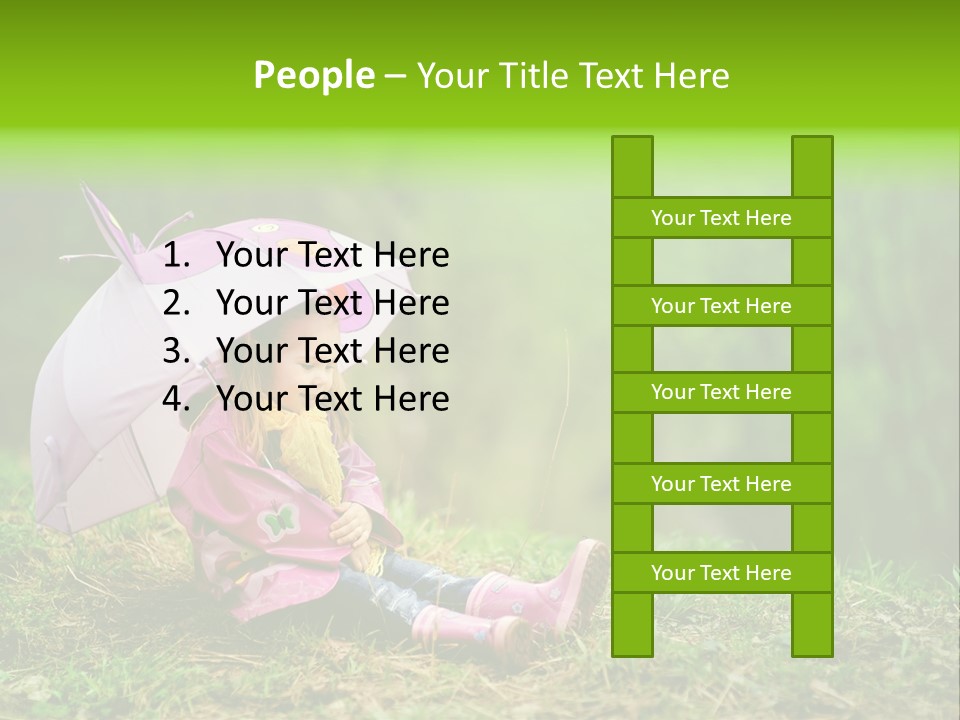 Fun Beauty Portrait PowerPoint Template