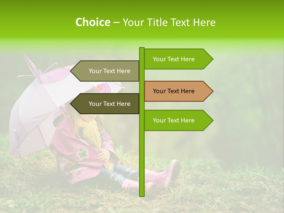 Fun Beauty Portrait PowerPoint Template