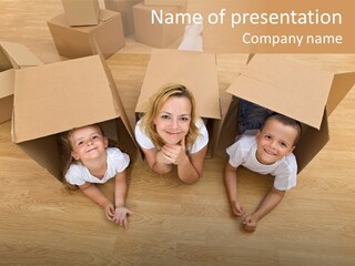 Cute Home Enjoy PowerPoint Template