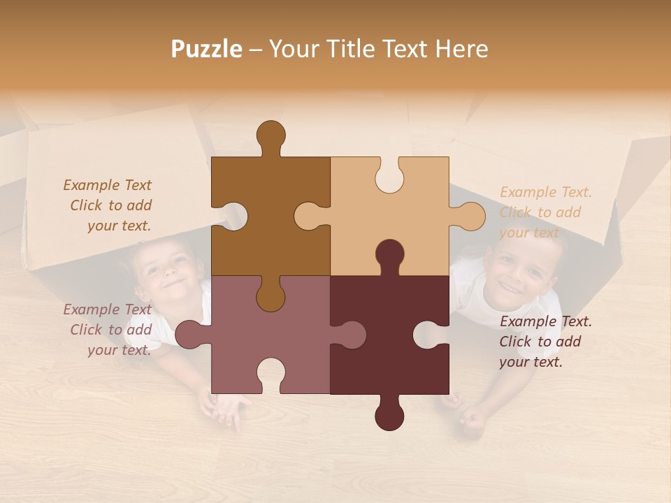 Cute Home Enjoy PowerPoint Template