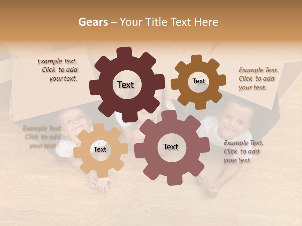 Cute Home Enjoy PowerPoint Template