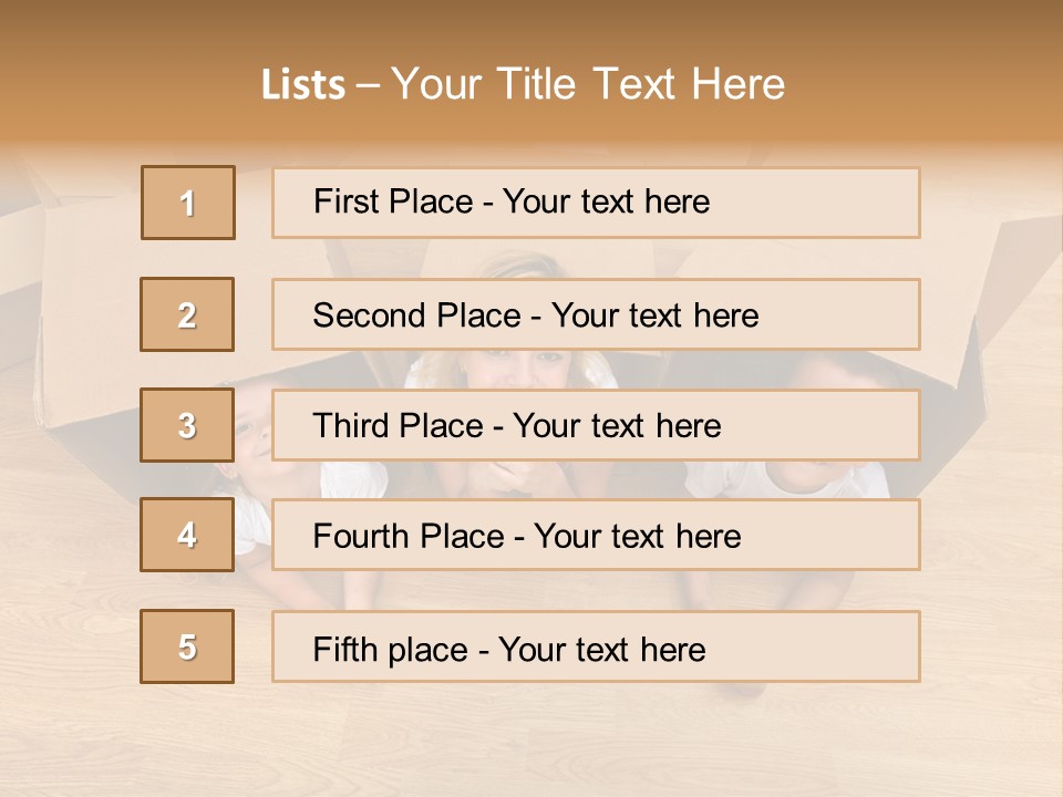 Cute Home Enjoy PowerPoint Template