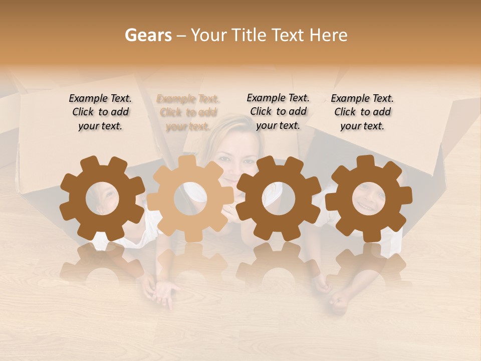 Cute Home Enjoy PowerPoint Template