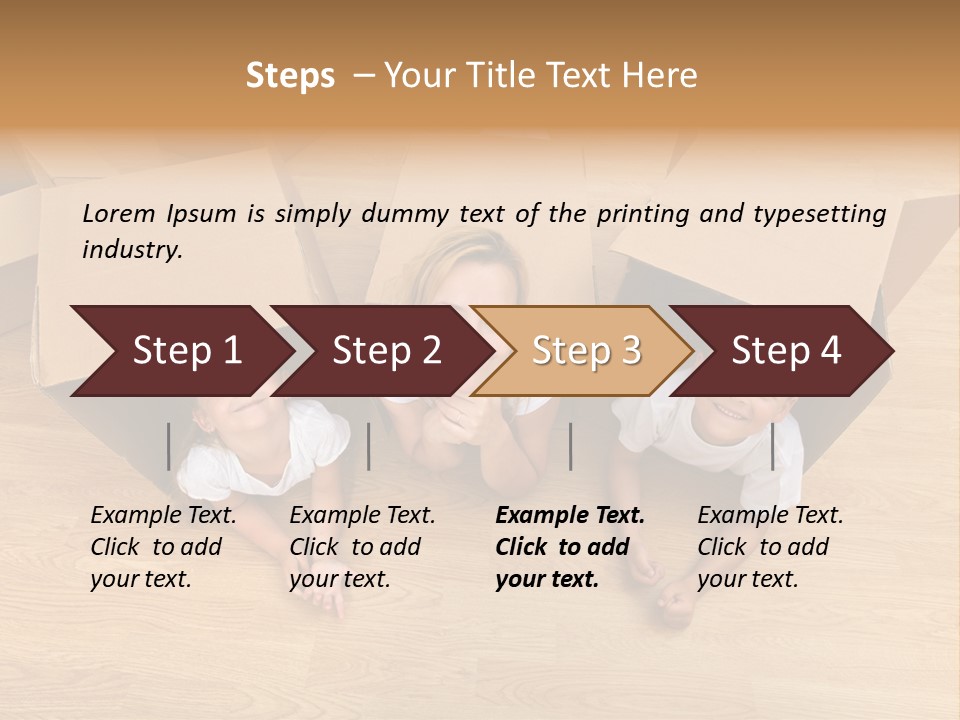 Cute Home Enjoy PowerPoint Template