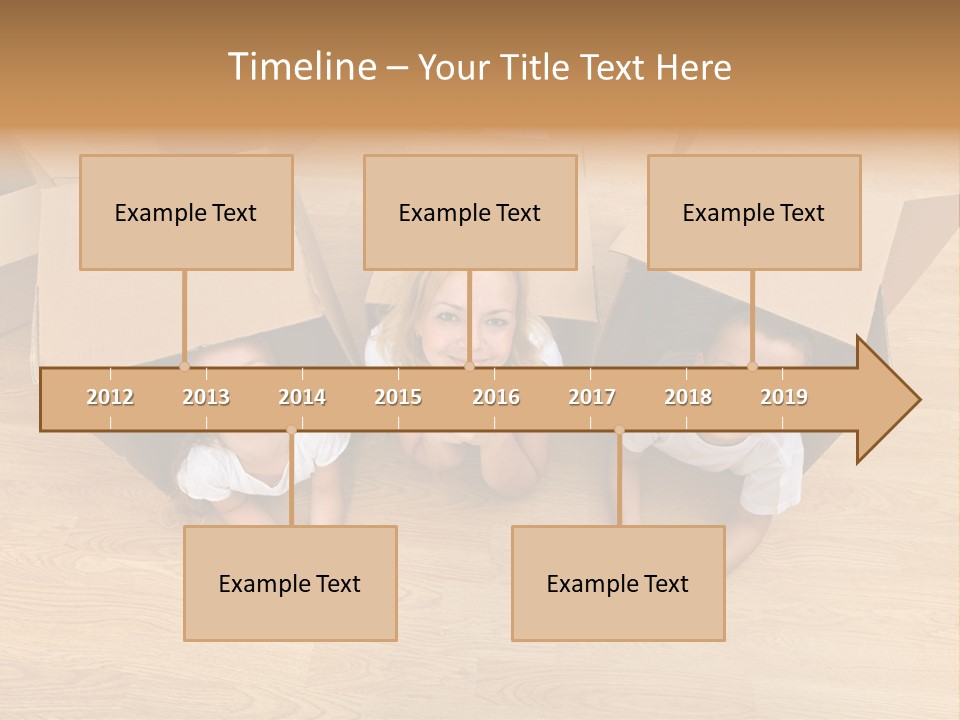 Cute Home Enjoy PowerPoint Template