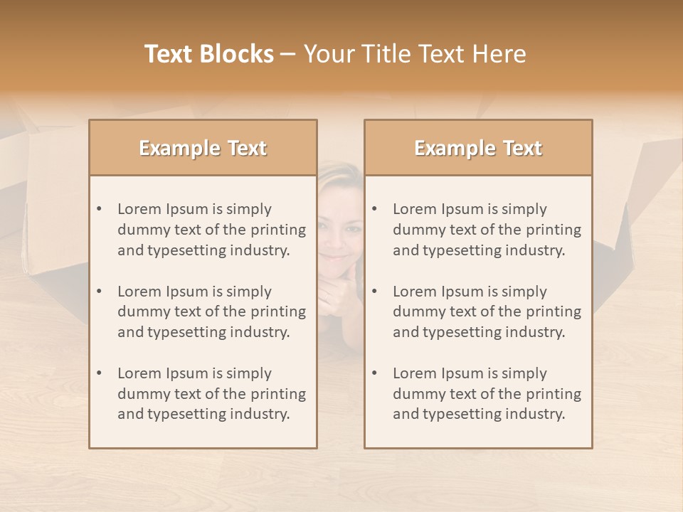 Cute Home Enjoy PowerPoint Template
