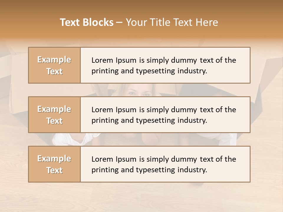 Cute Home Enjoy PowerPoint Template