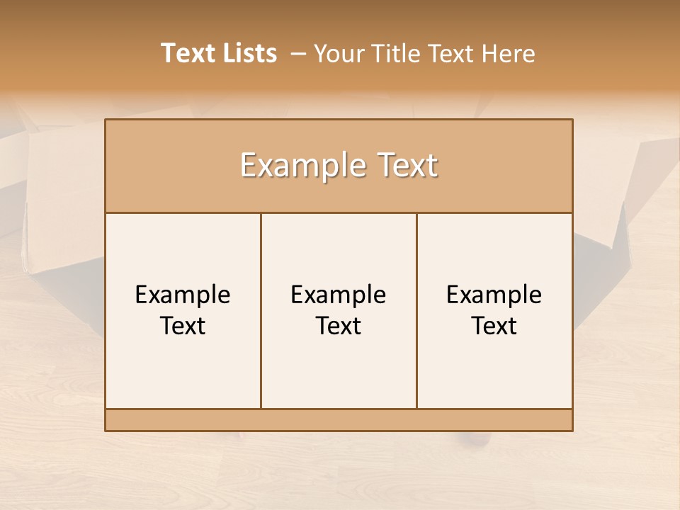 Cute Home Enjoy PowerPoint Template