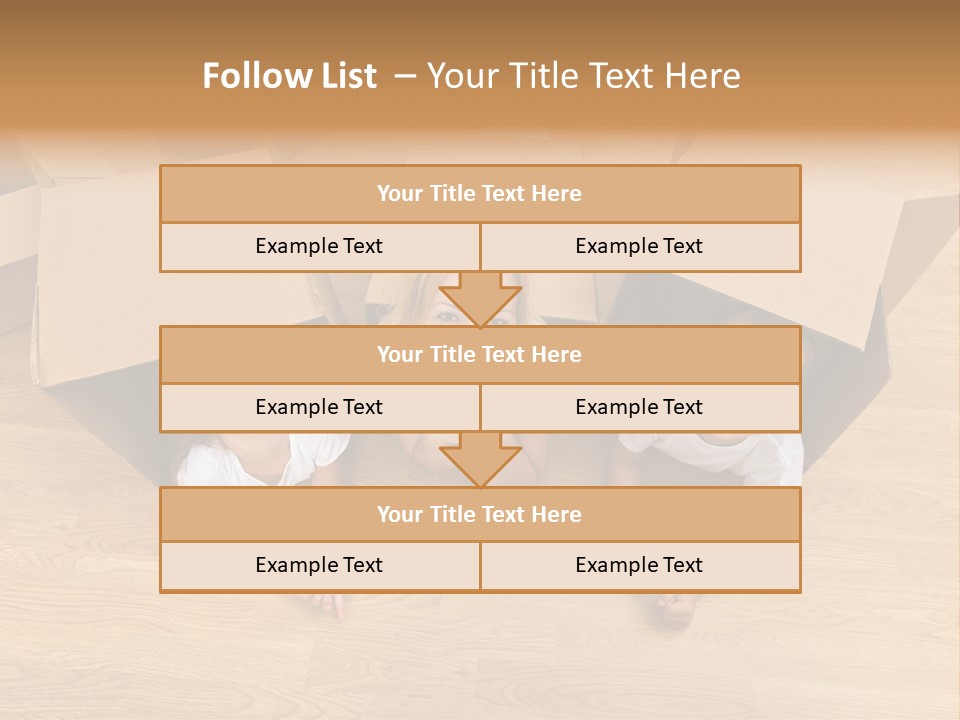 Cute Home Enjoy PowerPoint Template
