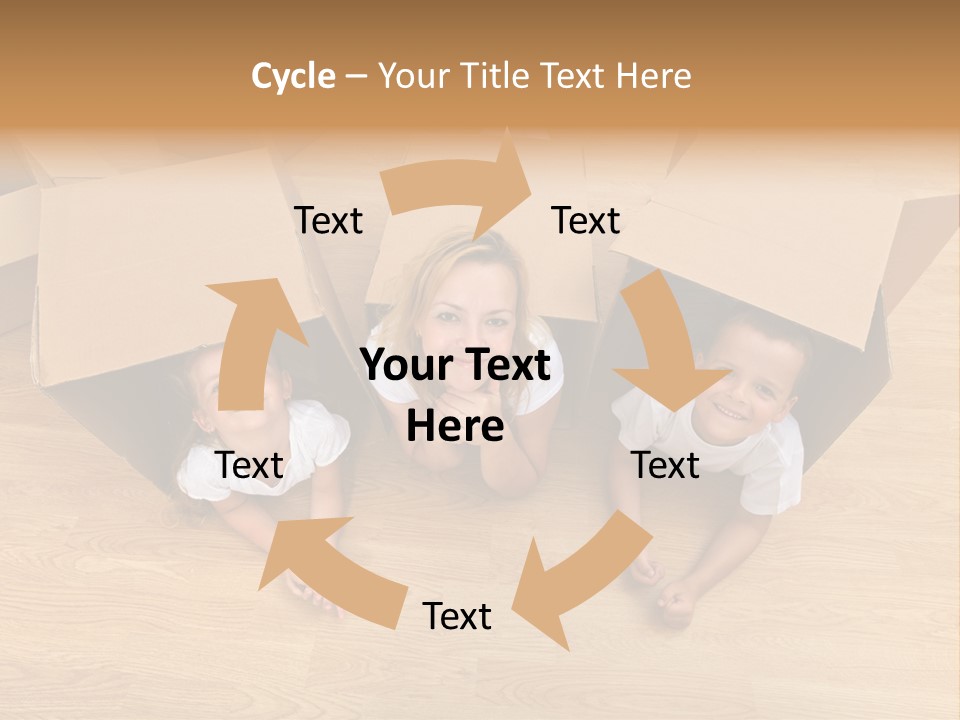 Cute Home Enjoy PowerPoint Template
