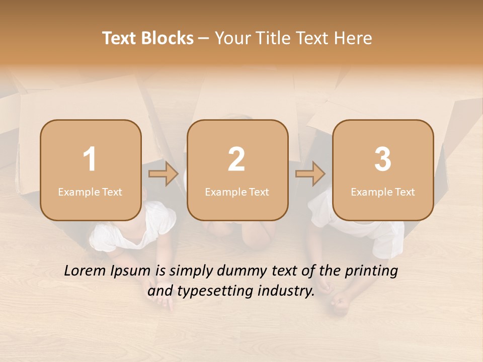 Cute Home Enjoy PowerPoint Template