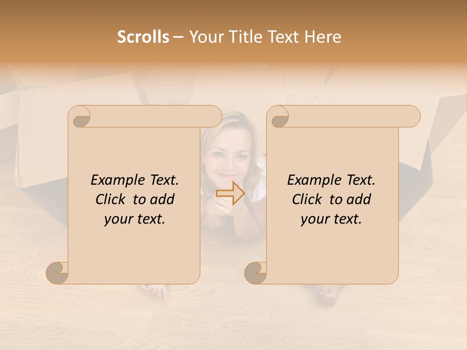 Cute Home Enjoy PowerPoint Template