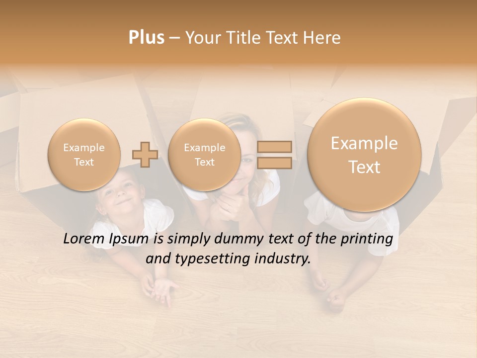 Cute Home Enjoy PowerPoint Template