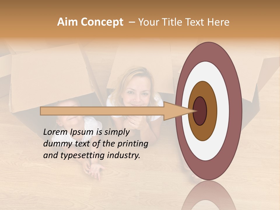 Cute Home Enjoy PowerPoint Template