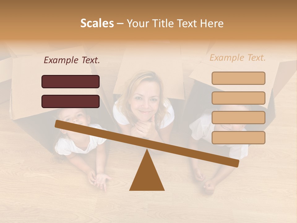 Cute Home Enjoy PowerPoint Template